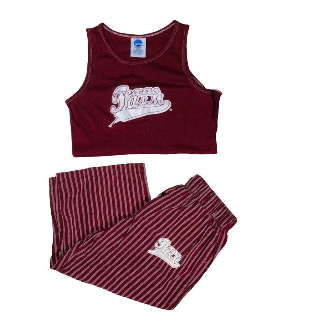 NCAA Texas A&M Capri & Tank Sleepwear Set - Small